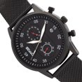 thumbnail image 3 of Breed Andreas Mesh-Bracelet Watch W/ Date - Black, 3 of 3