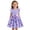 Glisme Purple438, variant on Glisme Girls Dresses Ribbed Sleeveless Summer Dress With Print Flowy Dress For Toddler Light Pink Sundress Size 6-7 Years