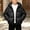 Black, variant on Xdegoge Boys Winter Warm Puffer Jacket Full Zip Hooded Coat Lightweight Quilted Kids Outerwear with Pockets Wind Resistant Outdoor Fall School Tops