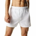 thumbnail image 2 of Paquete de 4 a 12 Calzoncillos Tipo Bóxer Blancos para Hombre con Cómoda Cinturilla Flexible (Blanco, S, Paquete de 3), 2 of 3