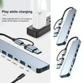 thumbnail image 3 of 7/8in1 Ports USB A Type C Hub Concentrator Docking Multi 0 Station New 3 A6F5, 3 of 8