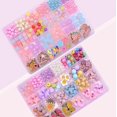 thumbnail image 5 of 24 cuentas de cuadrícula de acrílico para niños, juguete educativo, bolsa de material hecho a mano, collar de cuentas para niña, pulsera, 5 of 5