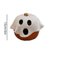 thumbnail image 3 of Pumpkin Ghost Halloween DIY Decoration, Cute Ghost Ornaments for Halloween Party, Small Halloween Decor for Table, Window, and Mantel, 3 of 7