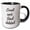 Black/White, variant on 3drose, Email Sent. Soul Deleted., 11oz Two-tone Blue Mug
