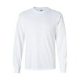thumbnail image 2 of Gildan - Ultra Cotton Long Sleeve T-Shirt - 2400 - White - Size: 5XL, 2 of 3