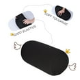thumbnail image 3 of Viccilley Micro Mini Microbead Back Cushion Roll Cylinder Bolster Pillow with Removable Washable Cover Travel Home Sleep(black), 3 of 5
