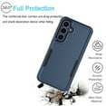 thumbnail image 6 of Galaxy S25 FE Case , 2 in 1 Phone Case for Samsung Galaxy S25 FE 5G 6.7 inch ,Takfox Shockproof Protection Heavy Duty Armor Hard Plastic & Rubber Rugged Full Body Bumper Cover- Blue, 6 of 9
