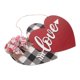 thumbnail image 5 of Adornos colgantes creativos de doble corazón, letrero de madera para puerta, decoración de pared para el Día de San Valentín, decoraciones románticas de amor, placa de madera natural, 5 of 7