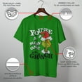 thumbnail image 3 of Men's Dr. Seuss Christmas Grinch You're a Mean One Portrait  Graphic T-Shirt, 3 of 10