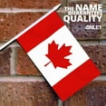 thumbnail image 4 of Anley Canada Mini Flag 12 Pack - Hand Held Small Miniature Canadian Flags on Stick - Fade Resistant & Vivid Colors - 5x8 Inch with Solid Pole & Spear Top, 4 of 5