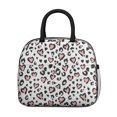 thumbnail image 2 of Womens Pink and Black Of Leopard Print Lunch Box for Work,Insulated Lunch Bag for Women,Loncheras Para Mujer,Leakproof Adult Lunch Bag for Work,Beach,Travel,Picnic,Camping, 2 of 7