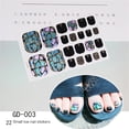 thumbnail image 3 of Toe Nail Stickers Full Nail Wraps Toenail Polish Strips Self Adhesive Toes Sticker Nail Polish Gel Toenails Stickers, 3 of 20
