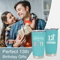 thumbnail image 2 of Birthday Gifts for 13 Year Old Girls, 13 Year Old Girl Birthday Gift Ideas, 13th Birthday Gifts for Girls, 13 Yr Old Girl Birthday Gifts Age 13, Presents for 13 Year Old Girl Tumbler 20oz, 2 of 6
