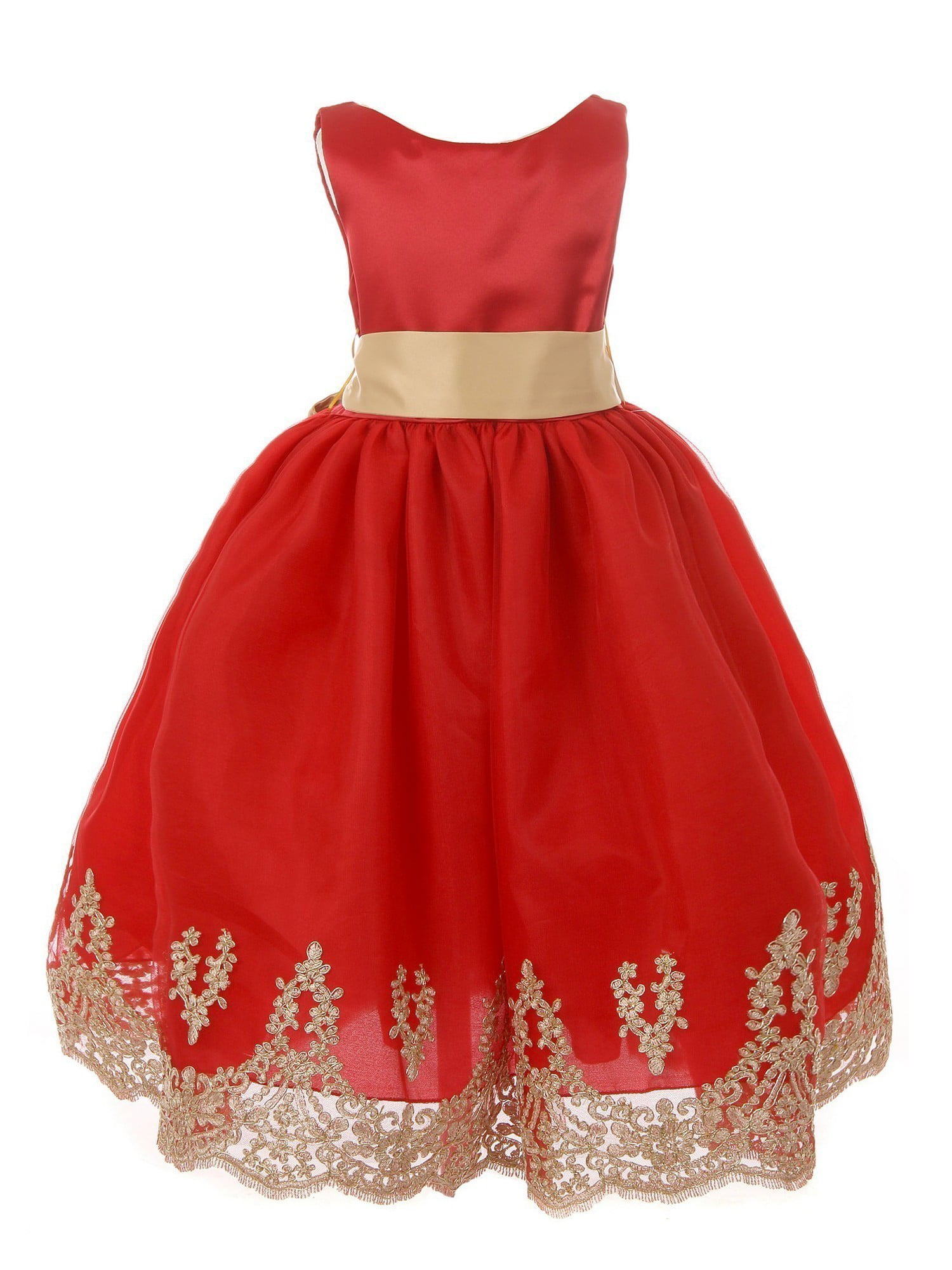 red and gold christmas dress