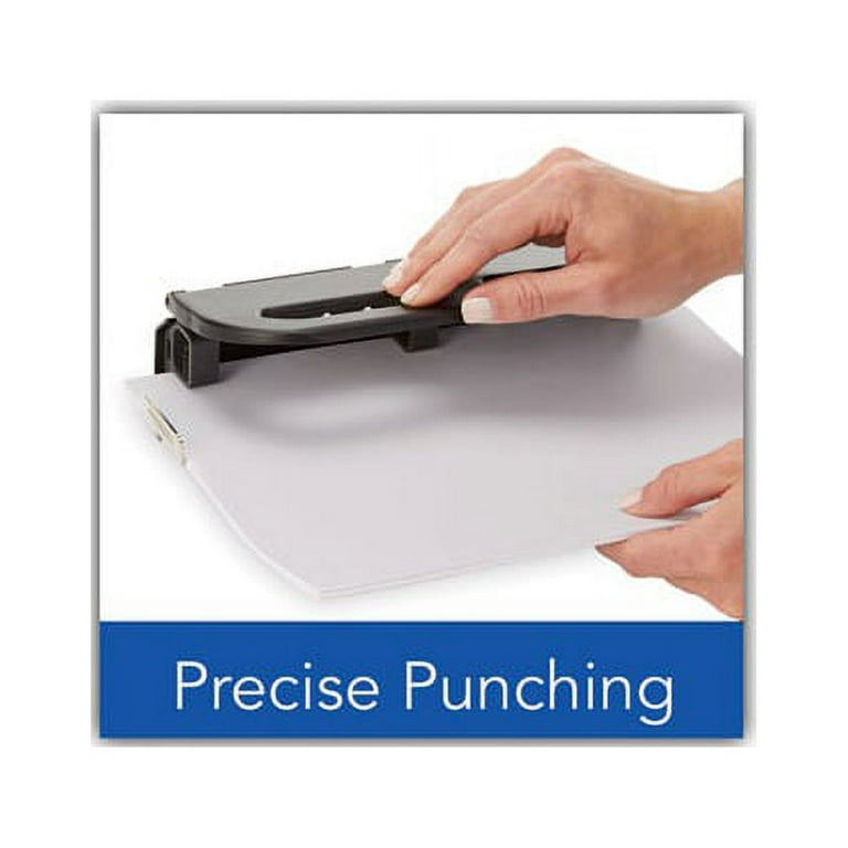 Swingline 2-7 Hole Punch, Semi-Adjustable, Heavy Duty Hole Puncher, Easy  Touch, 24 Sheet Punch Capacity, Black (74150)