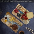 thumbnail image 5 of Olive Wood With Resin River Cheese Board | Charcuterie Board | Serving Tray (Blue), 5 of 6