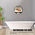 thumbnail image 3 of Fox Vintage Round Tin Sign Retro Bath Soap Wash Your Paws Metal Tin Sign for Bar Club Family Bathroom Toilet Cafe Wall Decoration Housewarming Gift 12x12 Inches, 3 of 5