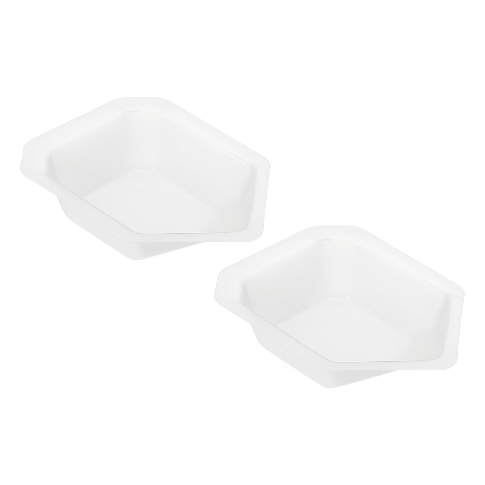 Uxcell BoatShaped Weigh Boats Small Disposable Powder Dispenser, White