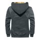 thumbnail image 3 of Chaquetas cargo amousa para hombre con forro polar sherpa, abrigo militar informal de invierno grueso y cálido, 3 of 3