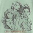 thumbnail image 2 of Girl's Disney Sketch Portraits  Graphic Tee Mint Medium, 2 of 4