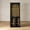 Black, variant on Mopio Blake Storage Cabinet with Hutch, Sideboard Buffet Cabinet with Storage, Kitchen Pantry Cabinet, Coffee Bar Station, Trophy Display Case, Display Cabinet for Living Room (Acrylic, White)