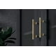thumbnail image 5 of Manijas para muebles de aleación dorada, 96 mm de largo, 5,96 mm de diámetro, juego de 5, 5 of 5