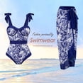 thumbnail image 2 of Ropa de playa transpirable para mujer, 2 uds., con cordones y vestido a la moda para deportes acuáticos JShteea El nuevo, 2 of 9