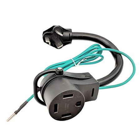

Parkworld 61841 Dryer Adapter Cord NEMA 10-30P Male to 14-60R Female 30A 250V (1FT)