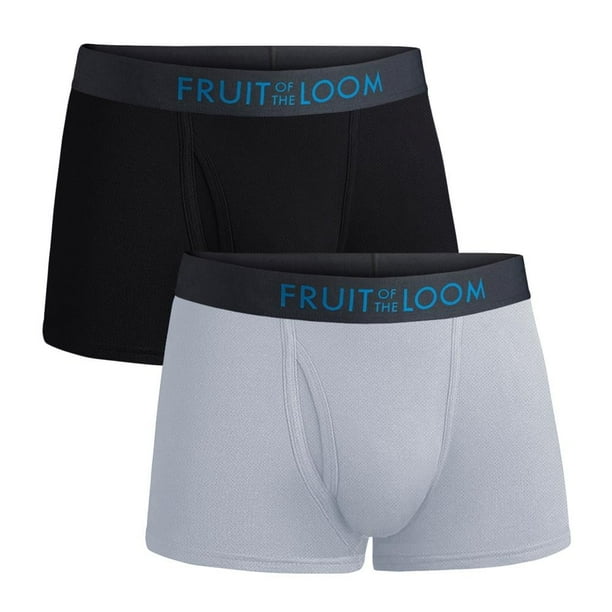 Bóxer Fruit Of The Loom para Hombre, Trunk Breathable Algodón 2 Piezas Multicolor Talla EG
