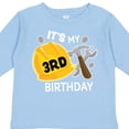 thumbnail image 4 of Inktastic Its My 3rd Birthday with Construction Tools Boys Long Sleeve Toddler T-Shirt, 4 of 5