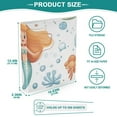 thumbnail image 4 of Cartoon Mermaid 3 Ring Binders 1.5 inch Hardcover File Folders with Interior Pockets A4 Size Organizer for School Office Hospital, 4 of 7
