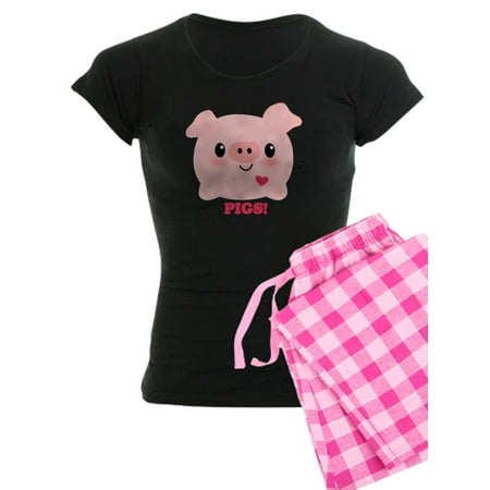 

CafePress - Kawaii I Love Pigs - Women s Dark Pajamas