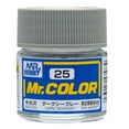 thumbnail image 1 of Mr. Color 25 - Dark Seagray Semi-Gloss/RAF Aircraft (C25) Plastic Model Kit Paint, 1 of 1
