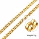 thumbnail image 5 of Collar de hip-hop de acero inoxidable y titanio para hombre, cadena gruesa y ancha y plana, 5 of 6