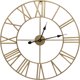 thumbnail image 1 of Sorbus Reloj de Pared Analógico, Estilo Números Romanos, Funciona a Pilas, Decorativo, para Cocina, Sala de Estar y Baño, 24 Pulgadas (Dorado), 1 of 7