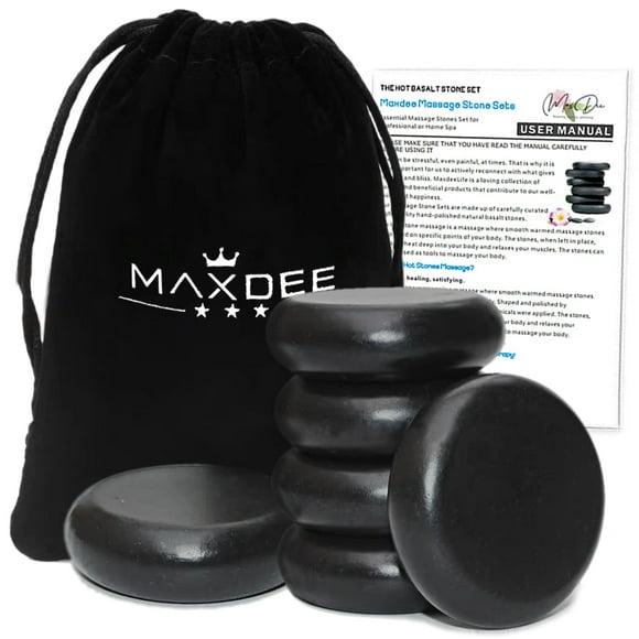 Piedras de masaje Maxdee Essential Hot Stones para masaje