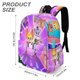 thumbnail image 3 of Los Casos de Criaturas-theme Backpack, Campus style schoolbag Bookbag with Adjustable Shoulder Straps And Large Zip Compartment, Unisex Travel Bags.42x30x15cm, 3 of 6