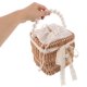 thumbnail image 5 of unbranded Tote De Rattan A Mano Con De Para Y Uso Diario Color Amarillo, 5 of 7