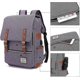 thumbnail image 4 of Vintage Laptop Backpack With Usb Charging Port, Elegant Water Resistant Travelling Backpack Casual Daypacks School Shoulder Bag For Men Women, Fits Up, 4 of 4