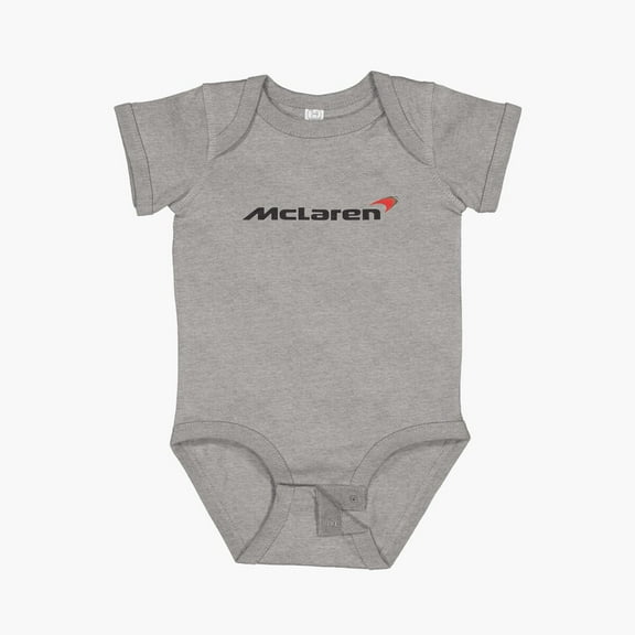 Bella Canvas Mclaren Short Sleeve Baby One-Piece Newborn Gender Neutral Outfit, Baby Boy Or Girl Bodysuit, Birrthday Gifts