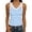 Light Blue*, variant on RUTAYY Women's Tank Tops Summer Ribbed Knit Camisole Sleeveless Tops V-Neck Solid Color Casual Daily Wear Elegant Holiday Vest