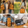 thumbnail image 3 of Aplkyhs Kids School Backpack Set 4 Pieces with Lunch Bag Pencil Case and Water Bottle Holder Large Capacity Bookbag for Girls Boys Orange Bike Print, 3 of 7