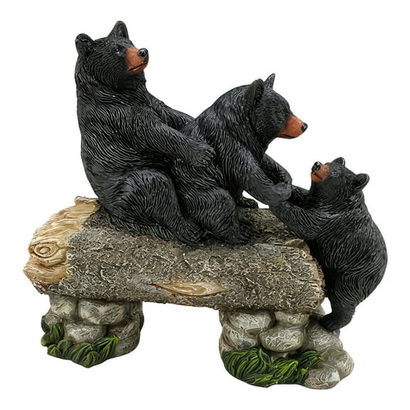 FC Design 9.75"W Bear Family Crossing Bridge Figurine Statue Sculpture Ornament Decoration Home/Room Decor and Unique Gift Ideas for Housewarming, Holidays and Birthdays