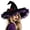 AB133 Purple, variant on Bainana Halloween Witch Cosplay Hat For Women Lace Trim High Top Cap Wide Brim Adjustable Festival Events Hat