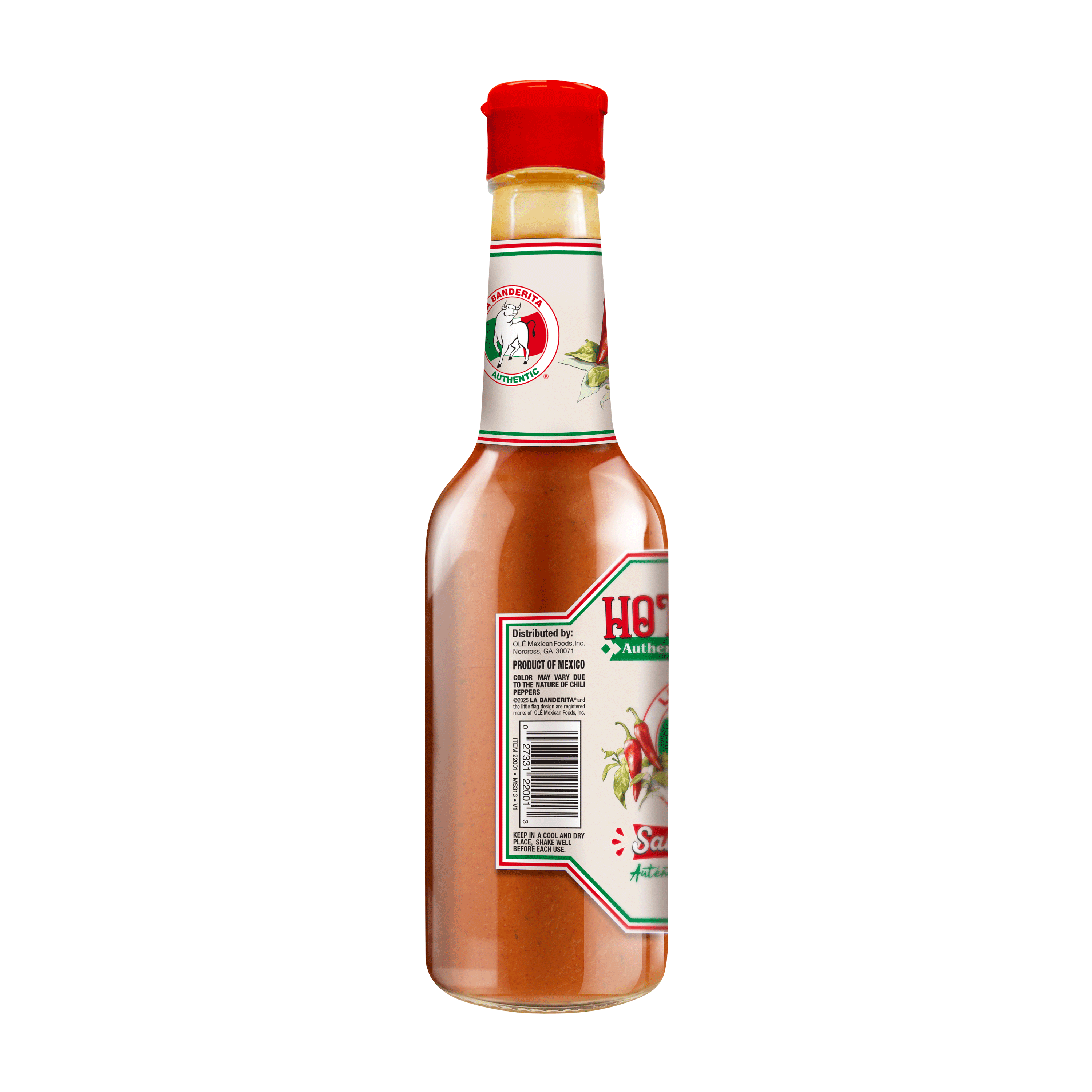 La Banderita® Hot Sauce | 10 FL OZ Hot Sauce| Made in Mexico | A perfect partner for every meal. (12 Bottles)