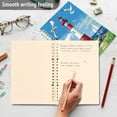 thumbnail image 5 of WOBOGO Coastal Lighthouse Notebook College Horizontal Grid Paper Ink Spill Resistant Water Resistant Cover 8.3x5.7x0.4in, 5 of 8
