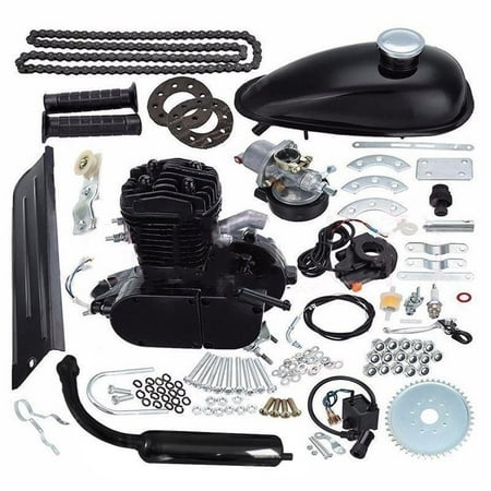 50cc Petrol Gas Engine Kit Bicycle Motorized Stroke Cycle Motor Engine Kit Set Fit for Most Type 24