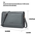 thumbnail image 3 of Small Crossbody Handbag for Women, Lightweight Shoulder Messenger Bag Clutch Purse Top Handle Phone Bag, 3 of 7