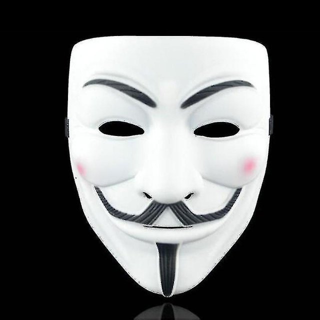 Anonymous Hacker Vendetta Guy V Máscaras de cosplay Máscaras de fiesta de Halloween