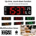 thumbnail image 6 of 13 Inch Large Led Digital Wall Clock Simple Hanging Dual Purpose Remote Display Pendulum Temperature Clock, 6 of 9
